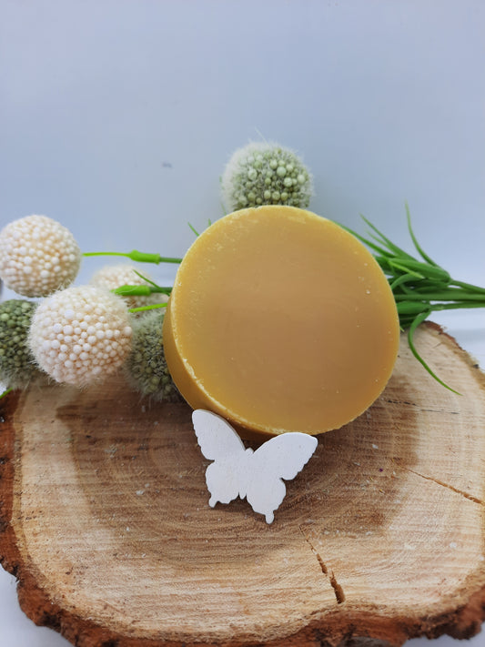 Haarseife mit Bier und Honig